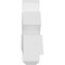 Ekena Millwork Redmond Architectural Grade PVC Gable Bracket, 72"W x 12"H x 4"D x 4"F, 4/12 Pitch GBP072X12X0404RED00 - alternate 4